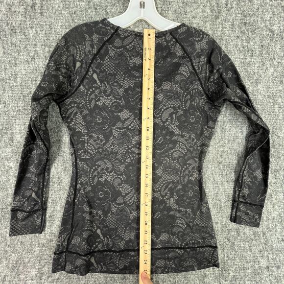 Burton Shirt Womens Small Gray Dry Ride Baselayer Snowboarding Snow - Picture 9 of 10